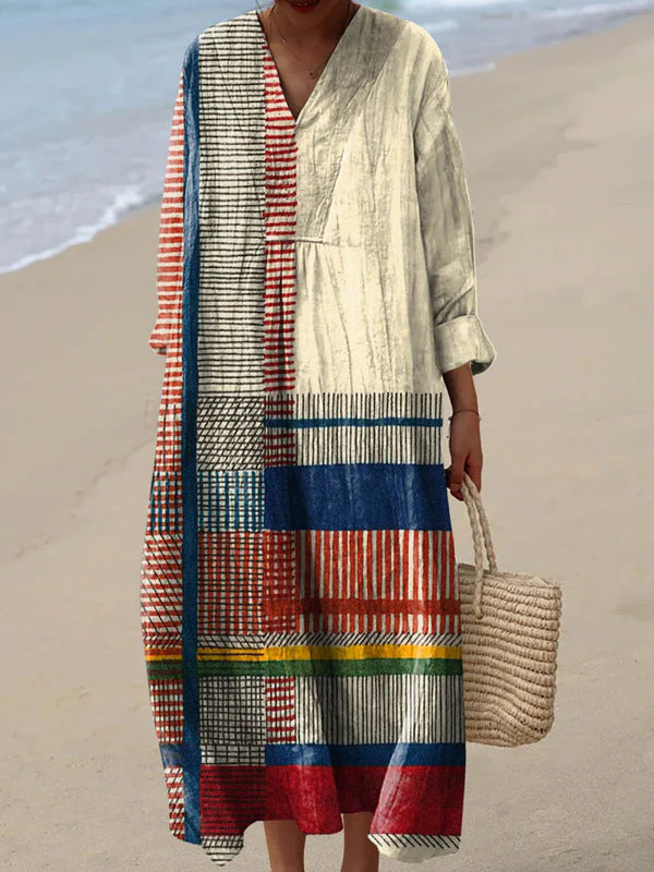 Elegant Chic Loose Mid-length Dress