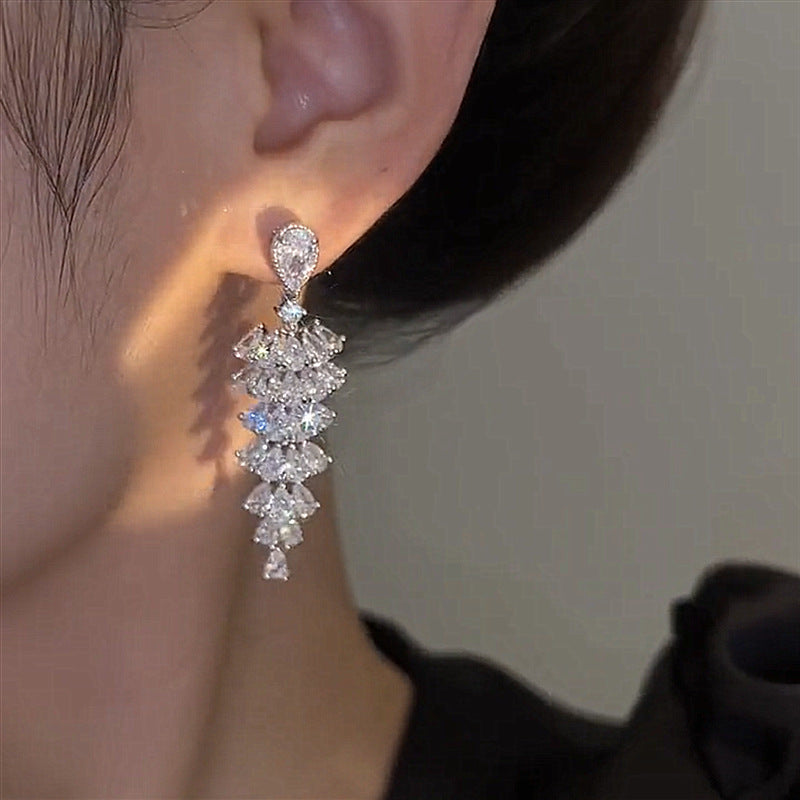 Christmas Tree Drop Earrings