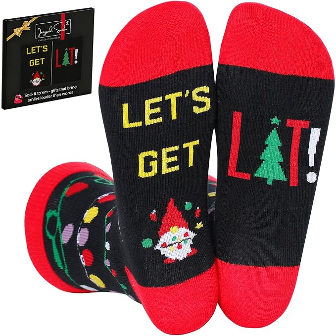 Funny Christmas Socks for Men & Women – Novelty Xmas Holiday Gift & Stocking Stuffer