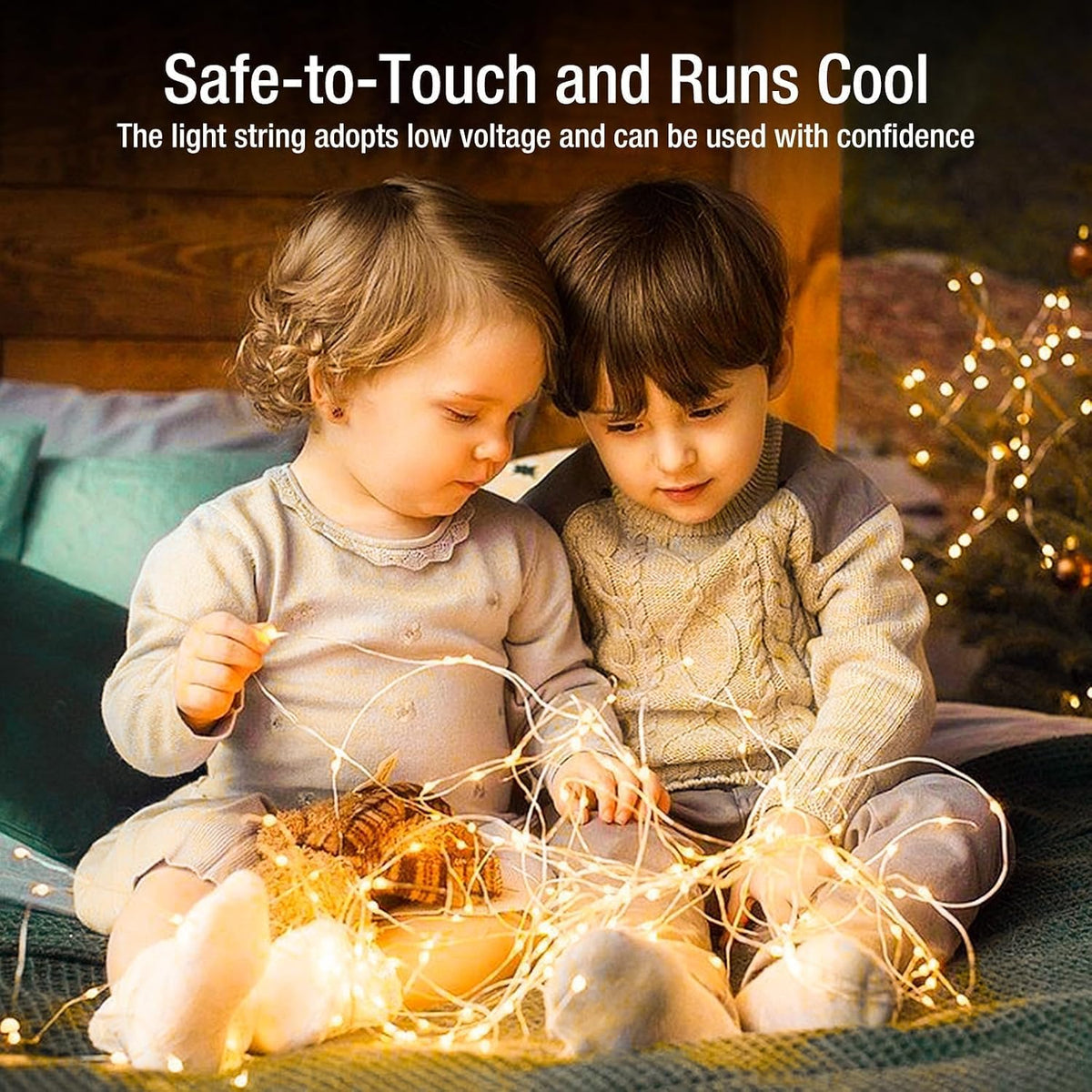 6-Pack Fairy String Lights – 7FT 20 LED Warm White Battery Operated Twinkle Lights