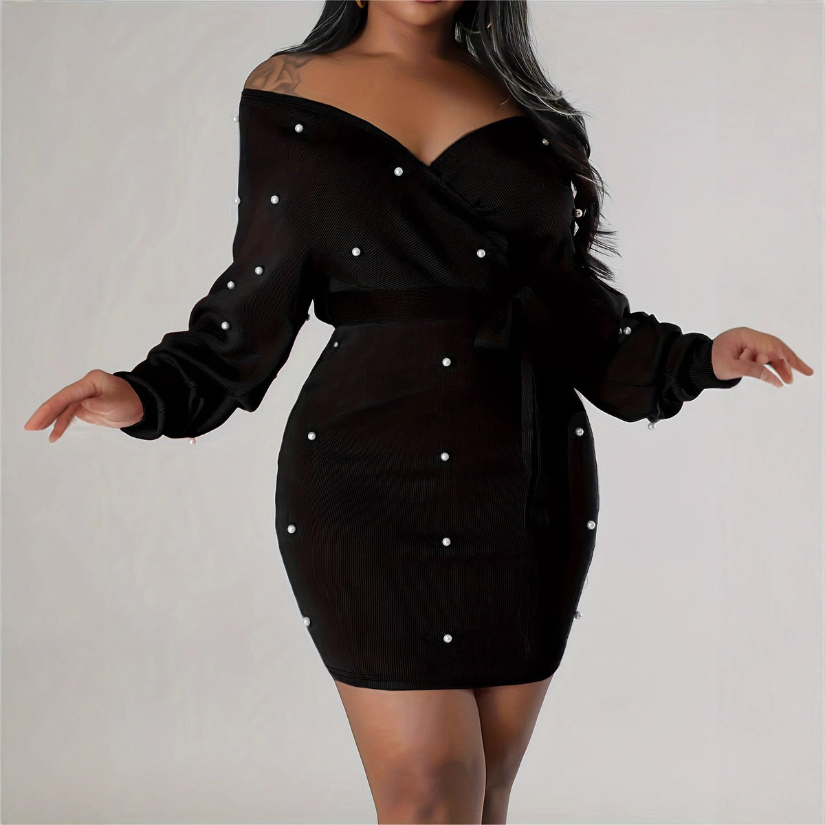 Beaded Bodycon Dress