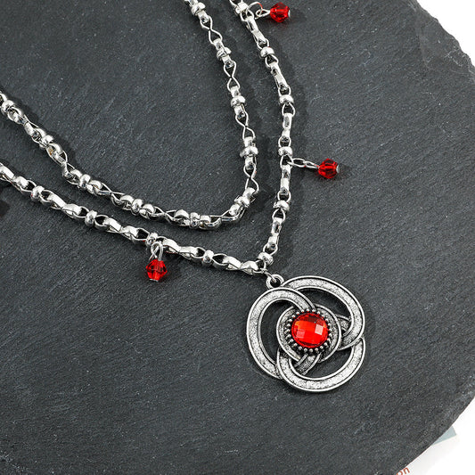 LOKO Alloy Silver Necklace