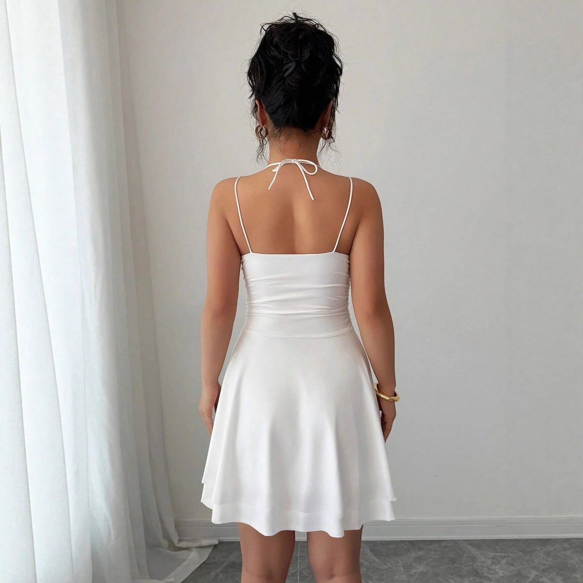 Waist-cinching Slip Dress