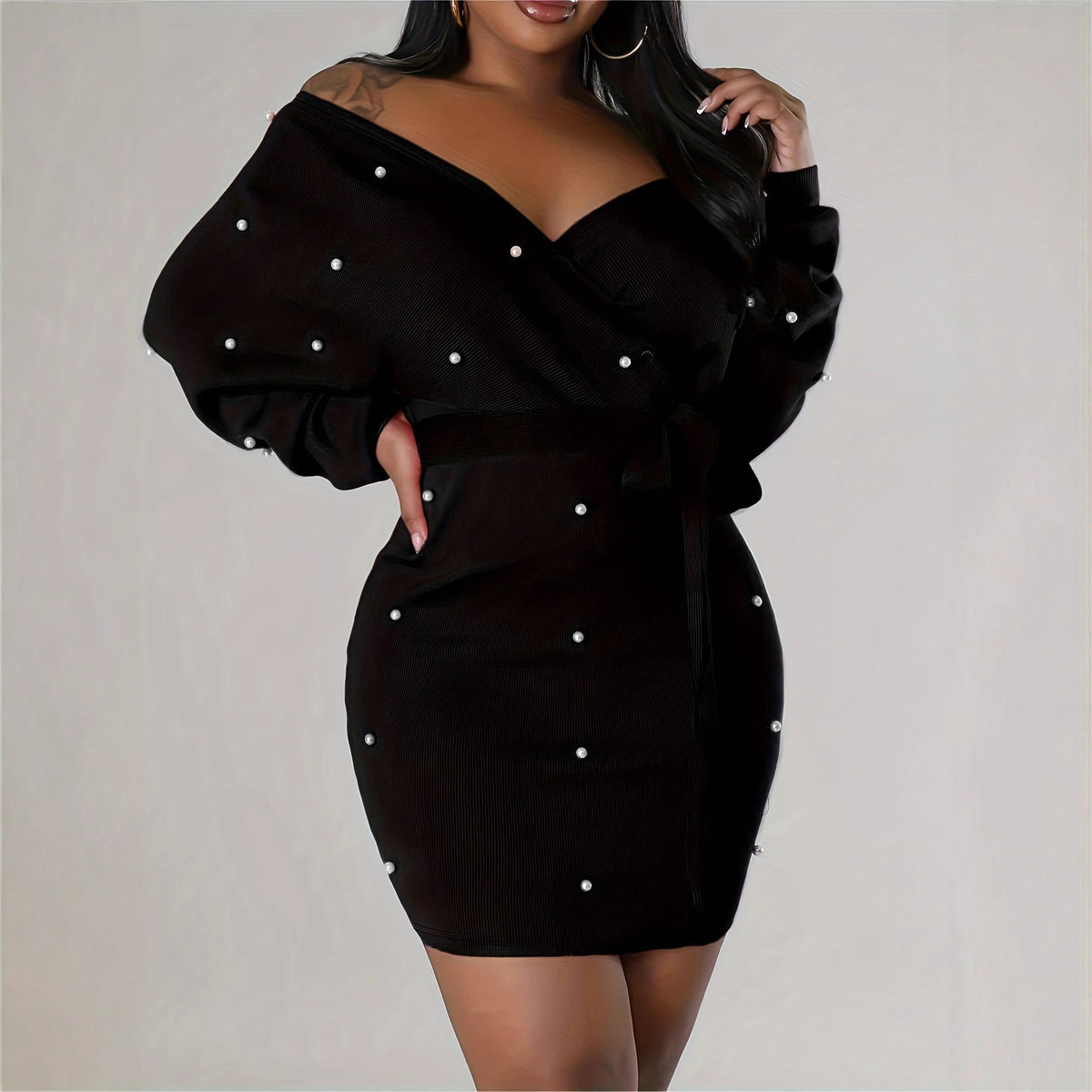 Beaded Bodycon Dress
